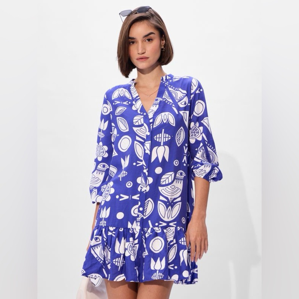 The Souled Store | Shirt Dress | Geometric Pattern